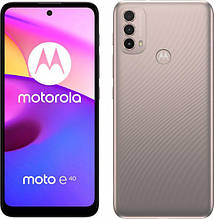 Смартфон Motorola E40 4/64GB Pink Clay (PAVK0004UA)