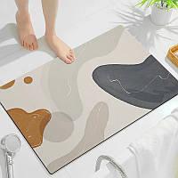 Килимок для ванни з діатоміту Bathlux 50х80 см нековзний поглинаючий підлоговий килимок