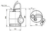 Занурювальний дренажний насос Grundfos Unilift KP 150-A1 2м, фото 2