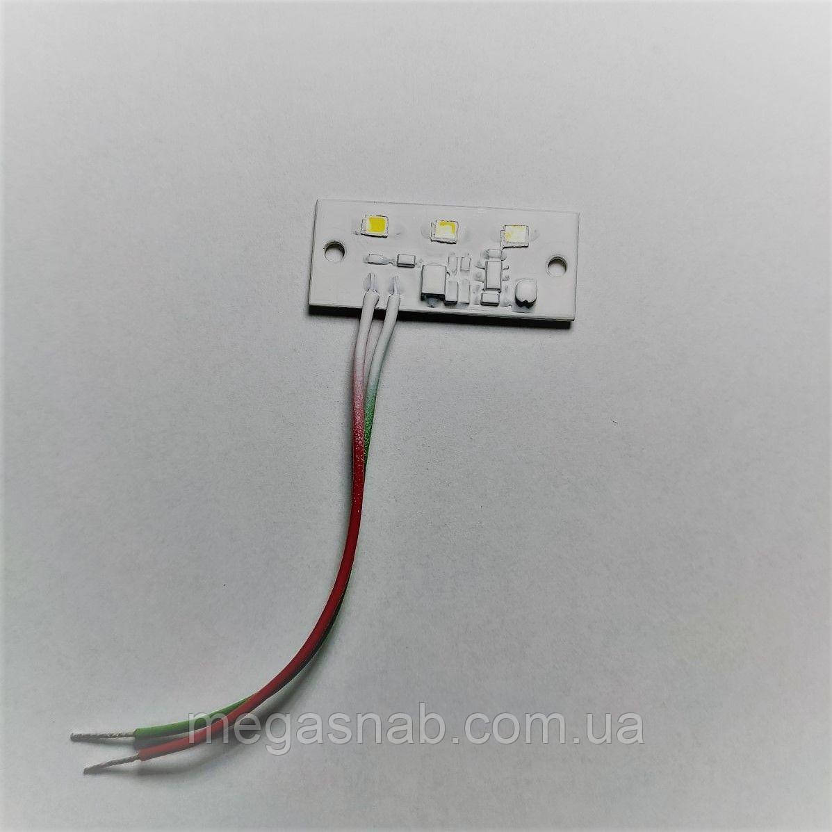 LED модуль M-LED3 DC12-24V-40*16-IP67 1.5W  200Lm (40*16мм)