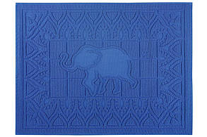 Рушник-килимок для ніг Boho Arya темно-синій 50х70 см