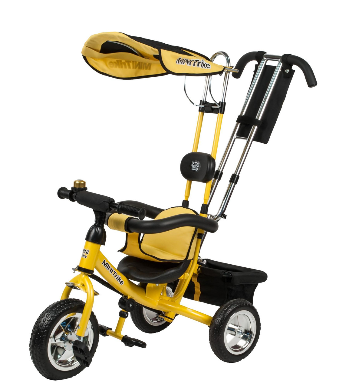 Детский трехколесный велосипед Mini Trike желтый LT950
