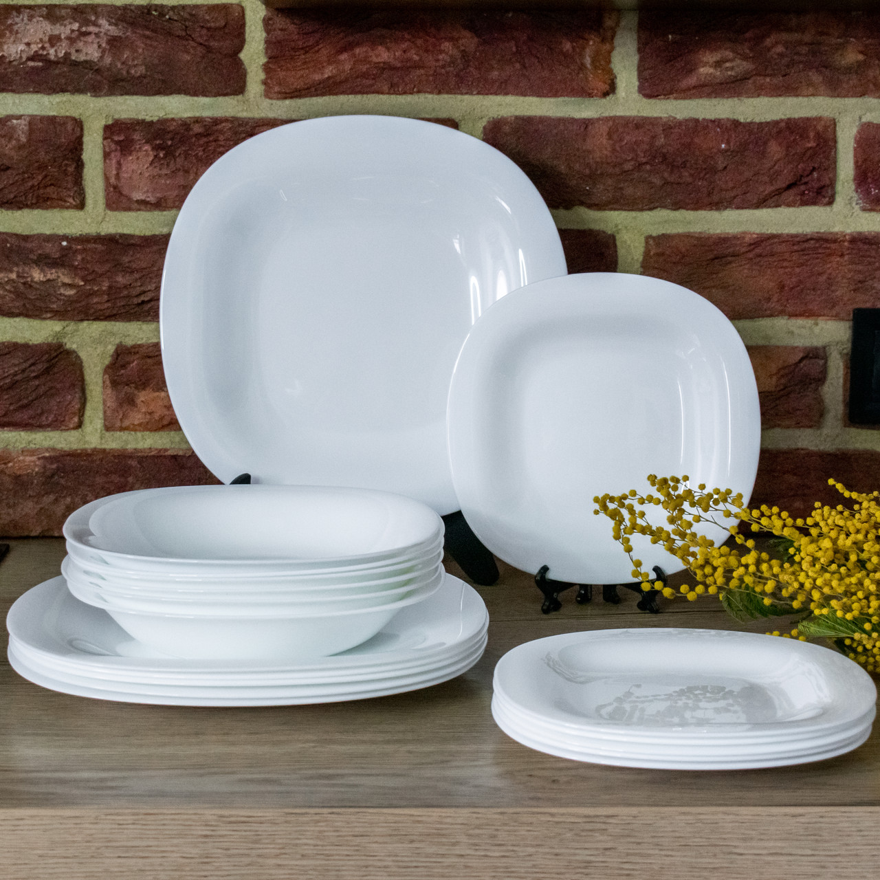Столовий сервіз Luminarc Carine White 18 предметів N2184