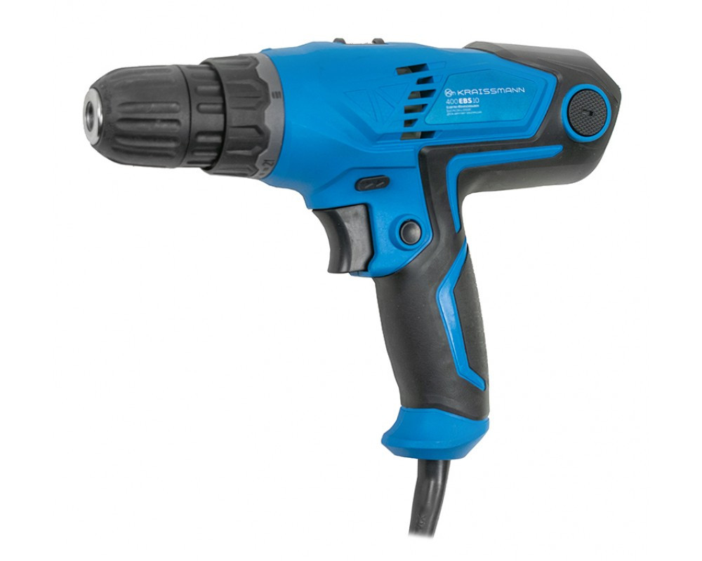 Шуруповерт мережевий KRAISSMANN 400 EBS 10