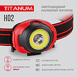 Налобний світлодіодний ліхтарик TLF-H02 TITANUM 100Lm 6500K, фото 5