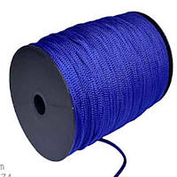 Шнур плетеный, цвет электрик, ширина 4мм (150м /моток)