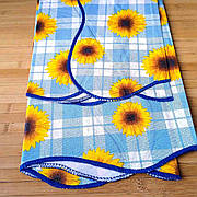 Скатертина з клейонки на тканинній основі 120*152см