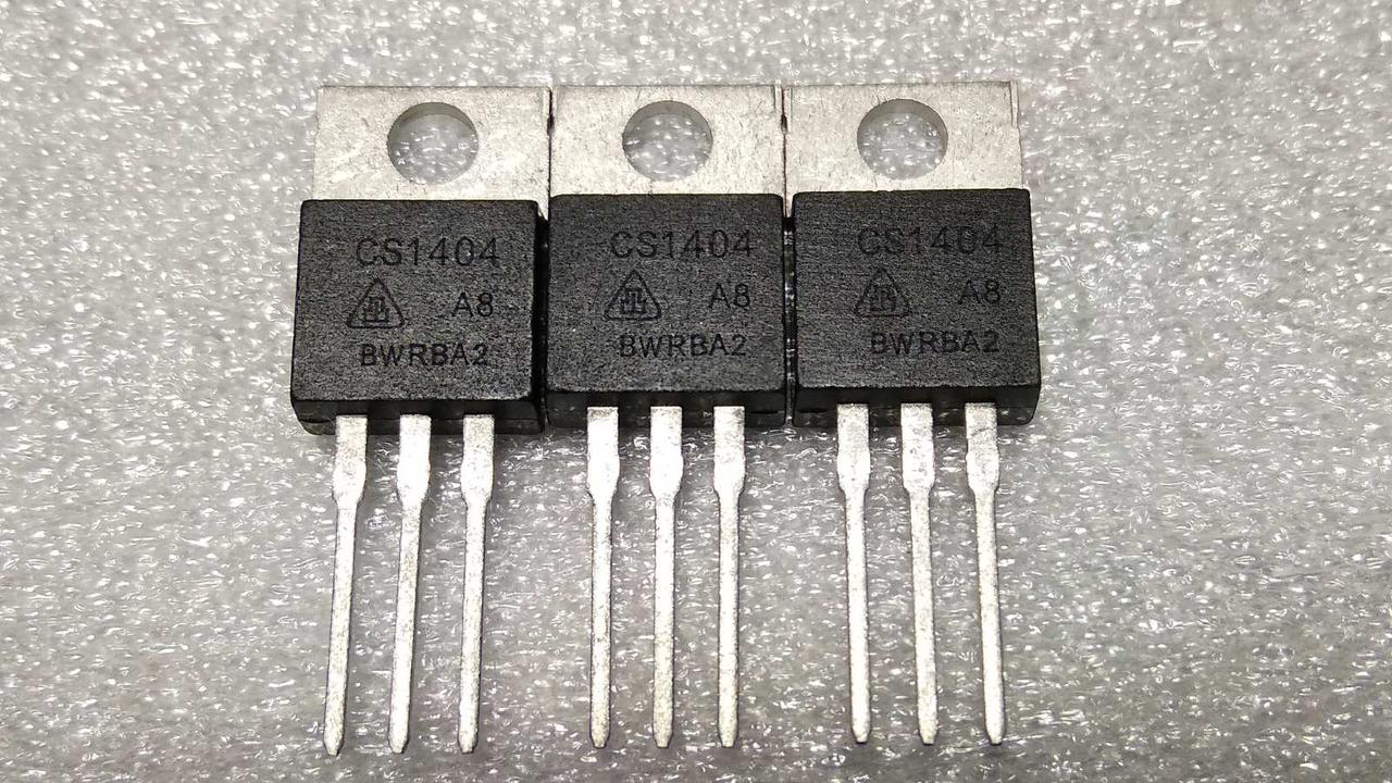 Транзистор польовий CS1404 A8 40V 202A N-канальний (TO-220AB) (новий)