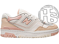 Женские кроссовки New Balance 550 White Pink BBW550WP