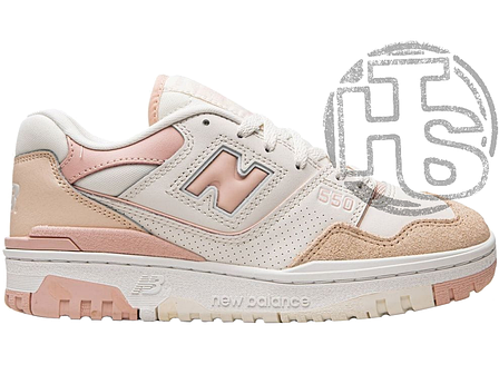 Жіночі кросівки New Balance 550 White Pink BBW550WP, фото 1
