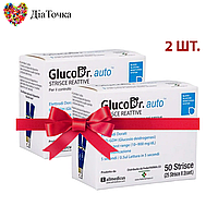 Тест-полоски GlucoDr auto 50 шт 2 упаковки