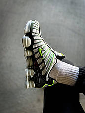 Чоловічі кросівки Nike Shox TL Wolf Grey Lime Blast AV3595-005, фото 4