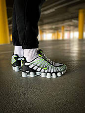 Чоловічі кросівки Nike Shox TL Wolf Grey Lime Blast AV3595-005, фото 3