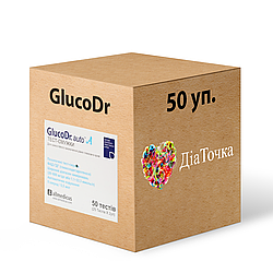 Тест-смужки GlucoDr auto 50 шт 50 пачок