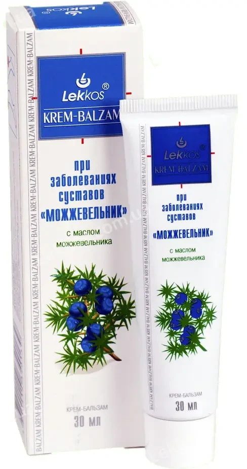 Крем-бальзам при заворюваннях суглобів "Ялівець" 30 мл.