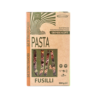 Макарони PASTA UA овочеві без глютену Спіраль ТМ HG 300г