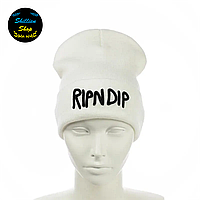 Молодежная шапка бини - Рипндип / Ripndip - Белый