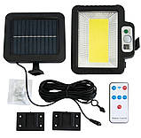 Прожектор акумуляторний із сонячною панеллю T09 8245 8145, фото 4