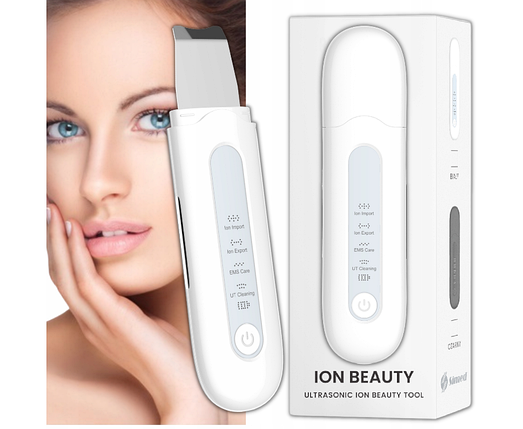 Багатофункціональний кавітаційний пілінг ION BEAUTY Ultrasonic EMS, фото 1