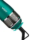 Фен-щітка для волосся 4в1, 1000Вт, VGR V-493 / Стайлер для волосся / Мультистайлер фен-браш з насадками, фото 6