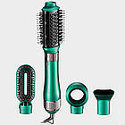 Фен-щітка для волосся 4в1, 1000Вт, VGR V-493 / Стайлер для волосся / Мультистайлер фен-браш з насадками, фото 3