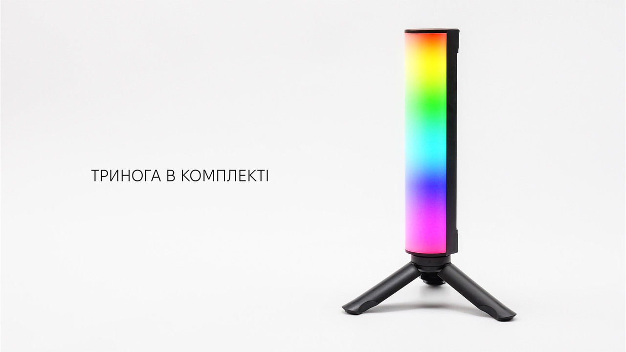 Лампа RGB для фото и видео Led Stick световой жезл с магнитами и управлением со смартфона - фото 7 - id-p1778574198