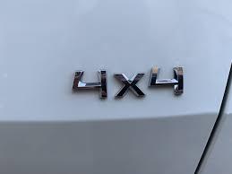 Шильдик емблема напис на багажник 4 x 4 Skoda Kodiaq Karoq 4х4 Шкода Кодіак Карок колір хром