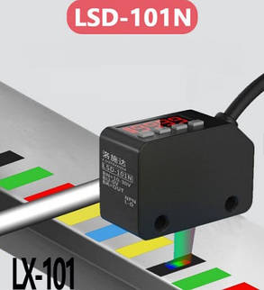 Універсальний датчик виявлення кольорової мітки LSD-101N tri-color (JM-101N), фото 1