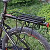 Велосипедний багажник навісний (52,5х13,5х35,5 см), до 50кг  / Універсальний велобагажник, фото 7