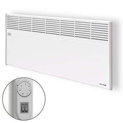 Електричний конвектор FLYME 2500RW, 2.5 кВт, до 50 кв.м, механічний терморегулятор