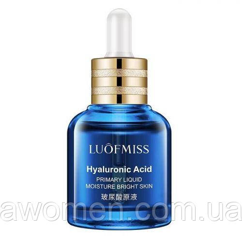 Уценка! Сироватка для обличчя LUOFMISS Hyaluronic Acid з гіалуроновою кислотою 30ml (м'ятна коробка)