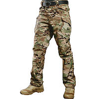 Тактические штаны S.archon X9JRK Camouflage CP 3XL мужские Soft shell утепленные
