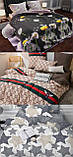 Постільна білизна (оптом) двоспальна 100% бавовна/Комплект постільної білизни бязь Голд Люкс, фото 4