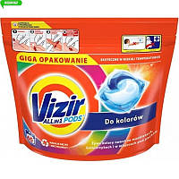 Капсули для прання кольорової білизни Vizir Все-в-1 Color, 60 шт.