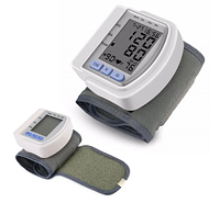 Цифровой тонометр на запястье Automatic Blood Pressure SmartTech CK102S Интеллектуальная Система IQ System Инд