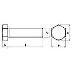 DIN 961 Болт шестигранний з дрібним кроком 10.9 БП, фото 2