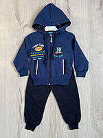 Спортивний костюм для хлопчика Ildes 7233 98 см Синій