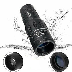 Монокуляр 16x52 надпотужний з чохлом / Бінокль з подвійним фокусуванням / Туристичний бінокль