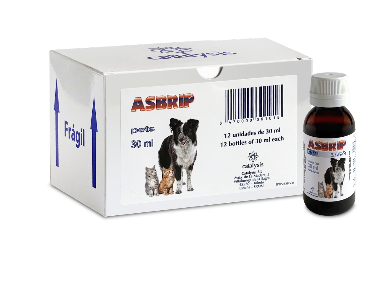Catalysis Asbrip Pets 30 мл для собак и кошек (для дыхательной системы)