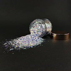 ГЛІТЕР СУХИЙ ГОЛОГРАФІЧНИЙ CHAMELEON MIX CHUNKY GLITTER 10 g, фото 5