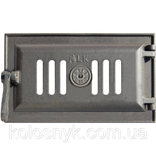 Дверцята зольна для печі та барбекю LK 333 300х180 мм, з регулюванням подавання повітря