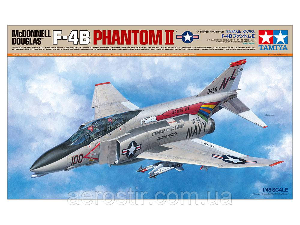 McDonnell Douglas F-4B Phantom II 1/48 Tamiya 61121