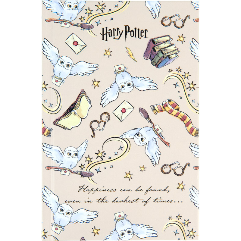 Книга записна Kite Harry Potter HP23-199-2, тверда обкладинка, А6, 80 аркушів, клітинка