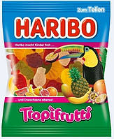 Конфеты желейные тропические фрукты Haribo Tropifrutti,175г, жевательные конфеты Харибо, мишки золотые