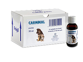 Carminal Pets біологічно активна добавка для нормалізації роботи травної системи собак та котів 30 мл