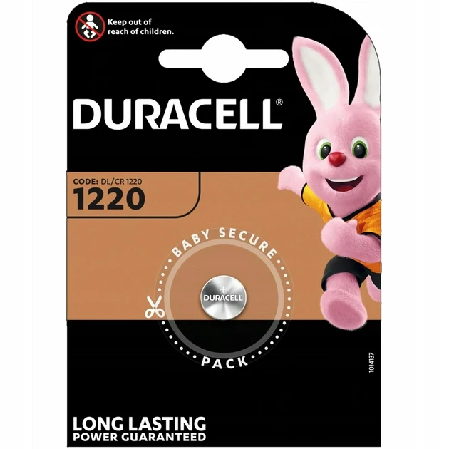 Duracell CR DL 1220 Lithium 3V батарейка