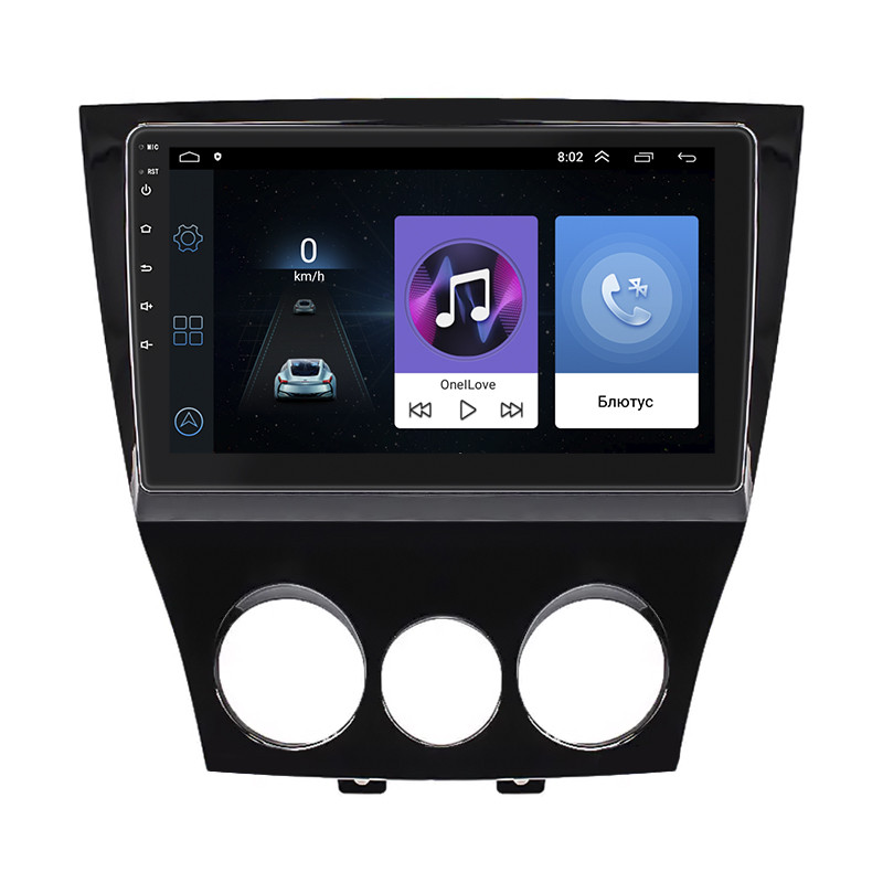Штатна магнітола Lesko для Mazda RX-8 I Рестайлінг 2008-2012 екран 9" 1/16Gb Wi-Fi GPS Base 5 шт.