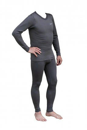 Термобілизна чоловіча Tramp Warm Soft комплект (футболка+штани) сірий UTRUM-019-grey, UTRUM-019-grey-S/M, фото 2