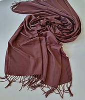 Жіночий палантин кашемір. Фуксія, темно рожевий. Кашемір 180/80