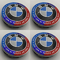 Колпачки на оригинальные диски BMW 68 мм 64 мм 36136783536 Юбилей 50 лет performance M power